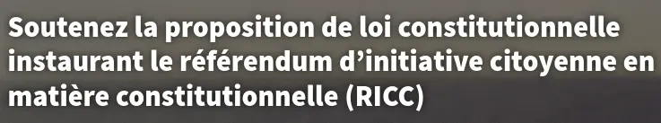 Deuxième pétition sur le site de l’Assemblée nationale pour demander l’instauration du RIC constituant en France